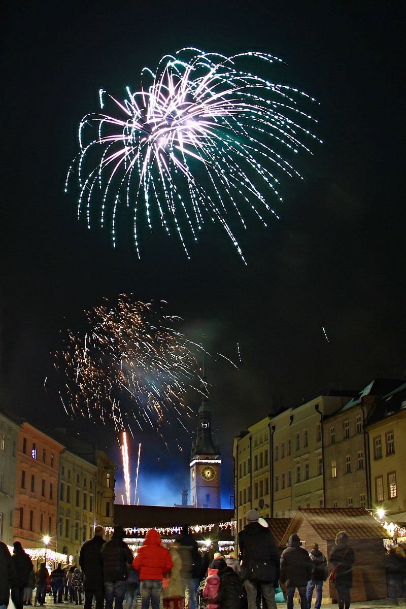 Mikulášský ohňostroj - Olomouc 9.